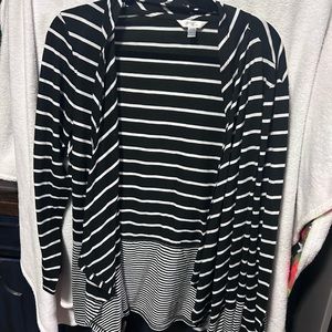 Black and white cardigan